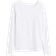 H&M Long Sleeve Jersey Top - White