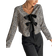 Shein Frenchy Women's Casual Long Sleeve Leopard Print Shirt With Bow,Women Costumes,Fall,Commute,Minimalist,Office,Old Money Women's Casual Long Sleeve Leopard Print Shirt With Bow,Women Costumes,Fall,Commute,Minimalist,Office,Old Money