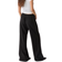 Stradivarius Long Flowing Fabric Pants - Black