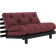 Karup Design Roots 140 Black Wood Bordeaux/Black Lacquered Sofa 140cm 2-seter