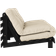 Karup Design Roots 160 Black Wood Black Night/Beige Sofa 160cm 2 personers
