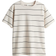 H&M Cotton T-shirt - Light Beige/Striped