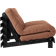 Karup Design Roots 140 Black Wood Clay Brown/Black Lacquered Sofa