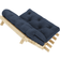 Karup Design Roots 140 Clear Wood Navy/Pine Sofa 140cm 2 Seater