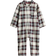 H&M Collared Sleepsuit - Light Beige/Red Checked