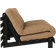 Karup Design Roots 160 Black Wood Black Night / Mocha Soffa 160cm 2-sits