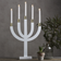 Star Trading Elias White Candle Bridge 35.1cm