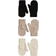 H&M Mittens 3-pack - Black/Beige Melange