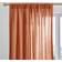 Dunelm Slot Top Voile Butterscotch 167x228cm