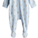 H&M Baby's Pajama Coveralls with Zipper - Light Blue/Teddy Bears