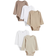 H&M Bodysuit 5-pack - White/Beige