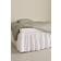 Zack Ruffled Valance Sheet White (200x180cm)