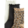 H&M Overlock Detail Socks 3-pack - Beige/Leopard Print