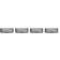 ferm LIVING Ripple Breakfast Bowl 4.8" 4pcs