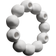 DBKD Bright Candle White Lysestage 6cm