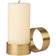 Broste Copenhagen Judie Gold Candlestick 7.5cm