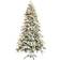 Christmas Tree World Artificial Pre-lit Snowy Dark Green Christmas Tree 120cm