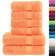 vidaXL Premium Solund Badehåndklæde Orange (140x70cm)