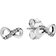 Pandora Sparkling Infinity Stud Earrings - Silver/Transparent