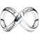 Pandora Forever & Always Infinity Charm - Silver