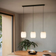 Eglo Belgrave Black/White Pendant Lamp 18cm