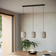 Eglo Belgrave Black/White Pendant Lamp 18cm