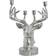 Lene Bjerre Serafina Deer Silver Värmeljuslykta 31cm