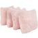 Sienna Modern Fluffy Shaggy Cushion Cover Pink (45x45cm)