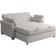 Serta Sabrina Oatmeal Sofa 72.6" 3 Seater