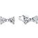 Pandora Sparkling Small Bow Stud Earrings - Silver/Transparent