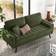 Mercury Row Brumback Green Sofa 69.7" 3 Seater