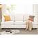 Wade Logan Belosic Beige Chenille Sofa 89" 3 Seater