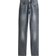 H&M Slim Straight High Jeans - Gray Blue