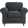 Dunelm Flori Navy Armchair 49cm