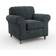 Dunelm Flori Navy Armchair 49cm