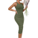Shein Essnce Solid Halter Neck Bodycon Dress