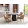 Pascal Morabito Armrests Beige Kitchen Chair 78cm 6pcs
