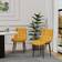 More4Homes Nova Mustard Kitchen Chair 85cm 2pcs