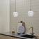 Muuto Rime Black/White Pendellampa ∅ 18cm