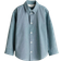 H&M Long-Sleeved Cotton Shirt - Turquoise