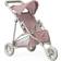 Teamson Kids Olivia's Little World Polka Dots Princess Baby Doll Jogging Stroller Pink & Grey