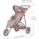 Teamson Kids Olivia's Little World Polka Dots Princess Baby Doll Jogging Stroller Pink & Grey