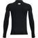 Under Armour Kid's HeatGear Mock Long Sleeve - Black/White