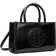 Tory Burch Mini Ella Bio Patent Tote - Black