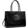 Tory Burch Small Ella Bio Patent Tote - Black