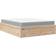 vidaXL Solid Wood Pine Sängram 126.5x206.5cm