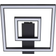 Lindby LED Madamo Black Ceiling Flush Light 30cm