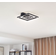 Lindby LED Madamo Black Loftplafond 30cm
