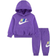 Nike Baby Sportswear Club Fleece Hoodie Set - Black Raspberry (66L135-PB7)