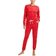 Target Women's Minky Fleece Pullover Top and Joggers Pajama Set - Red/Trees